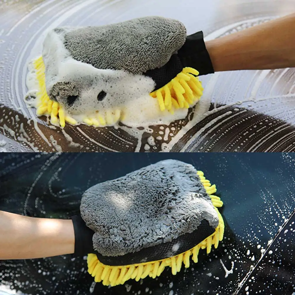 Car Wash Glove Coral Mitt Soft - Detailing Brush Set 评论和价格