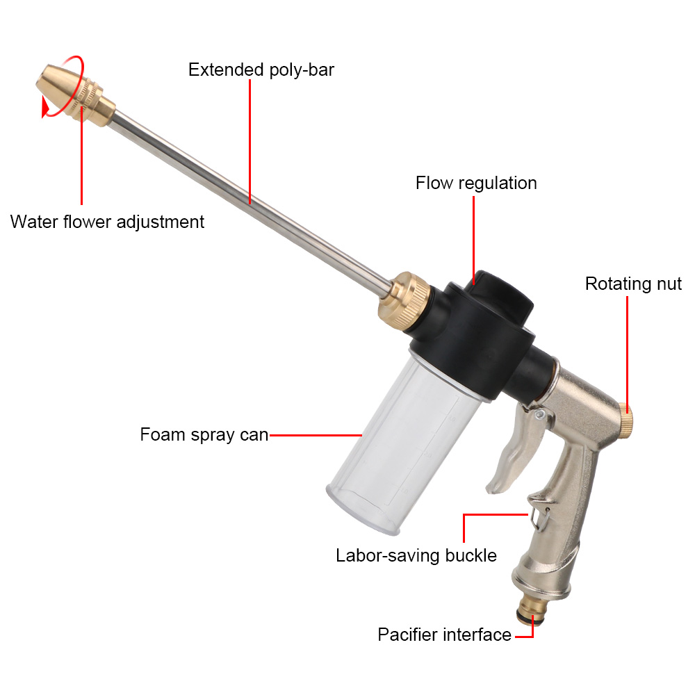 Long Foam Washer Car High Pres - Pressure Washer Foam Gun 评论和价格