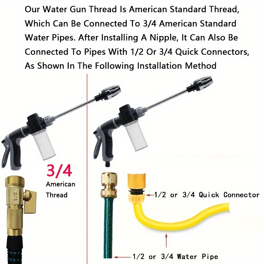 High-Pressure Car Washing Wate - Pressure Washer Foam Gun 评论和价格